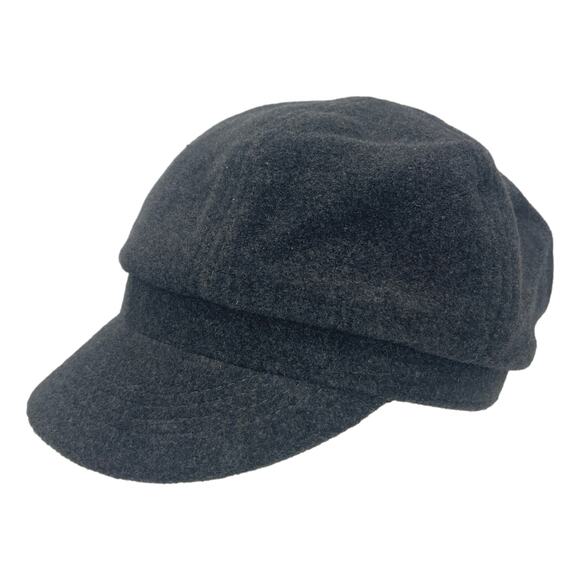 Gray Ladies Irish Wool Applejack Newsboy Ivy Golf Hat Bakers Cap - Picture 1 of 7